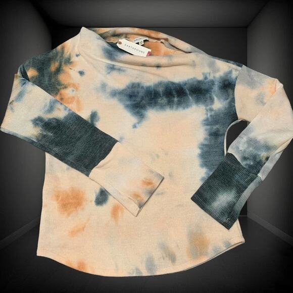 XXL Thrashed Distressed Off Shoulder Earthbound Long Sleeve Burn OUT XXL - Picture 5 of 12